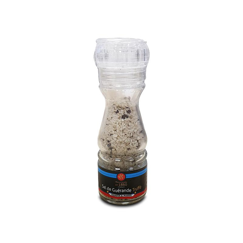 Chambon & Marrel Guerande salt with 3% truffle grinder 70g - gourmet-de-paris-london